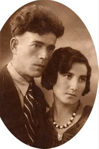 Můj táta a máma jsou František a Sophia Brindachovi. 1937 rok. Charkov. htz.