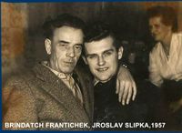 Бриндач Франтишек и Ярослав Слипка....1957 год. Чехия. Кладно.