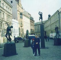 в Праге  с Верочкой 1999 год